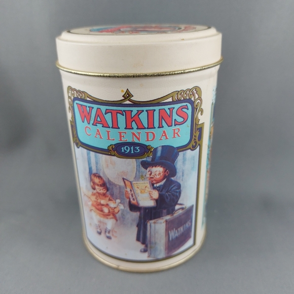Vintage 1993 Watkins Heritage Tin Canister Set of 3 - Picture 15 of 16